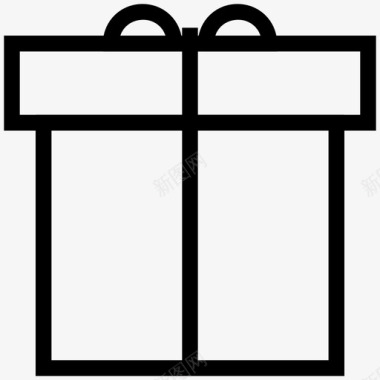 礼品购物礼物惊喜图标图标