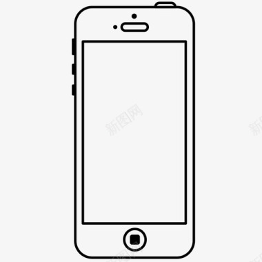 iphone触摸屏电话图标图标