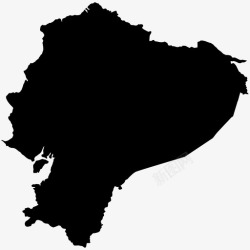 拉丁美洲国家厄瓜多尔美洲国家图标高清图片