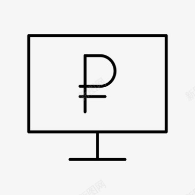 显示器网上银行个人电脑图标图标