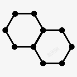 原子链分子化合物化学图标高清图片
