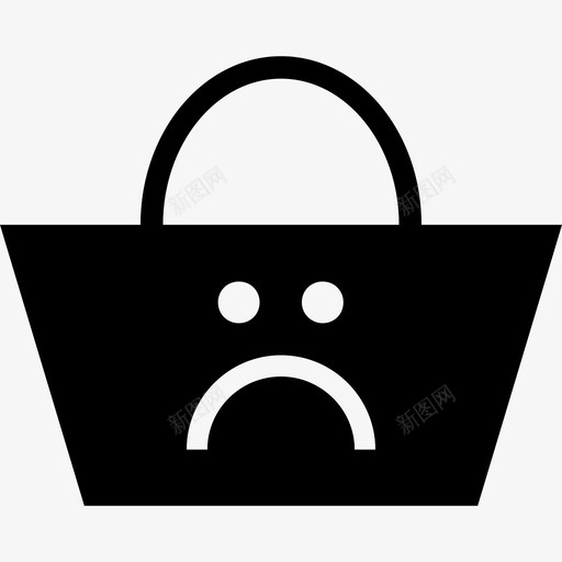 不快乐的购物者购买商业图标svg_新图网 https://ixintu.com 不快乐的购物者 商业 商店 心烦意乱 疯狂 购买 购物篮 购物袋