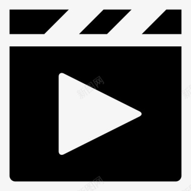 媒体播放器电影软件图标图标