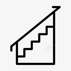 楼梯扶手设计楼梯扶手移动图标高清图片