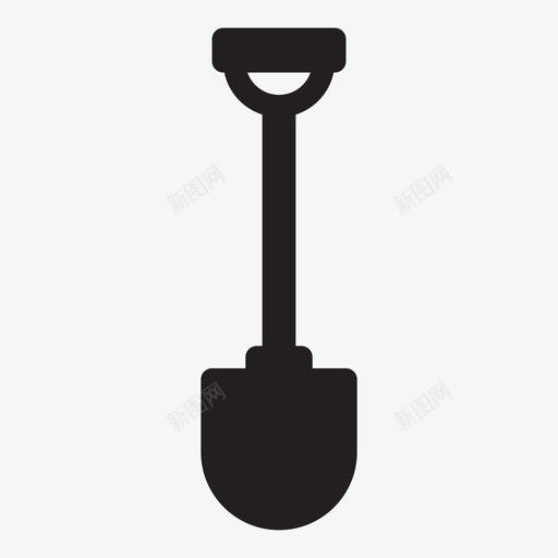 铲子挖掘花园图标svg_新图网 https://ixintu.com 园艺 家用工具 工作 工具 挖掘 洞 花园 铲子