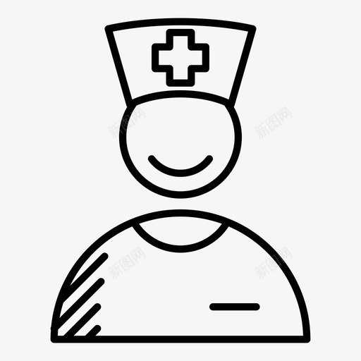 护士治疗人员专业人员图标svg_新图网 https://ixintu.com 专业人员 助理 医务人员 医疗保健 医院 实验室 患者 护士 治疗人员 诊所
