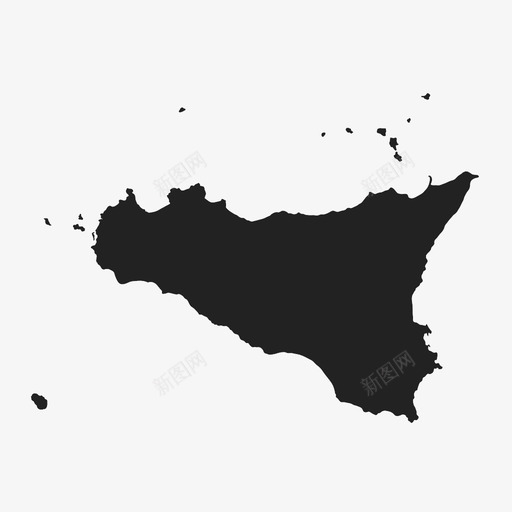西西里岛度假旅游图标svg_新图网 https://ixintu.com 地区 地图 地理 度假 意大利 意大利地区 意大利面食 旅游 西西里岛