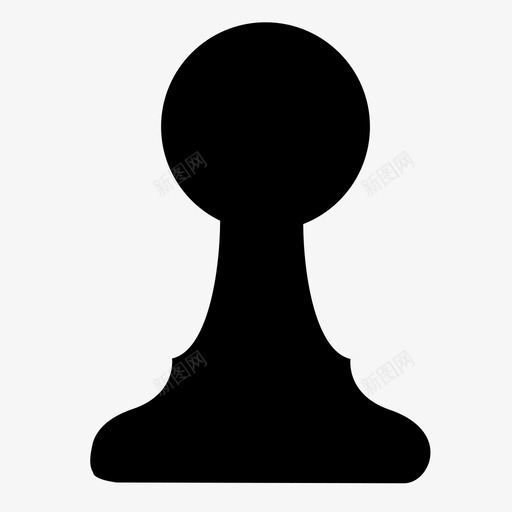 棋子战略游戏游戏令牌图标svg_新图网 https://ixintu.com 战略游戏 棋子 棋类游戏 游戏令牌