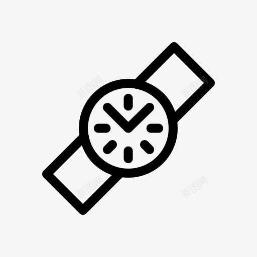 手表齿轮指针图标svg_新图网 https://ixintu.com 手表 指针 时间 齿轮