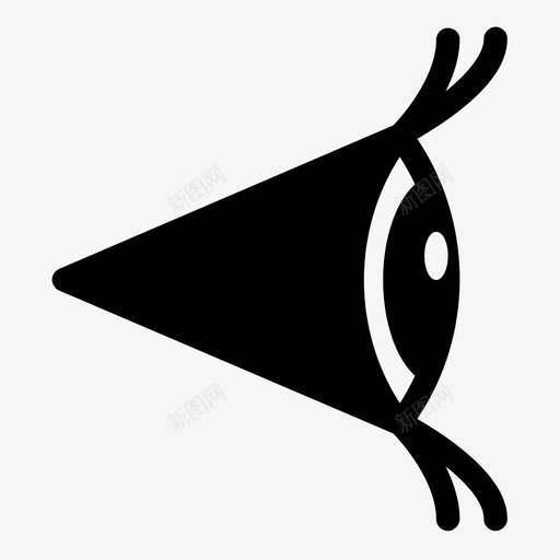 眼睛手表视点图标svg_新图网 https://ixintu.com 传感器 凝视 手表 照相机 监视 看 眼睛 视点 视线