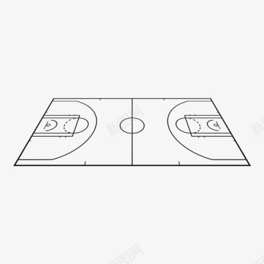 篮球场团队运动图标图标