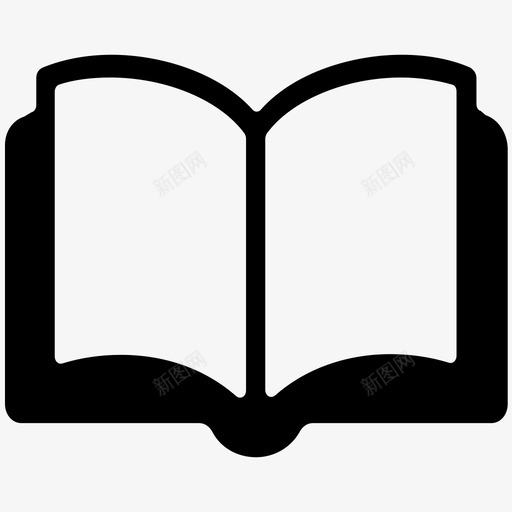 书籍小说开本图标svg_新图网 https://ixintu.com 书籍 学习 小说 工具实体图标 开本 教科书 阅读