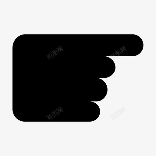 右指指示器标记图标svg_新图网 https://ixintu.com 信号 右指 指示器 指针 方向 标志 标记 索引 路标 路线 这个