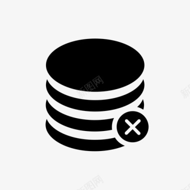 删除数据库取消数据库服务器图标图标