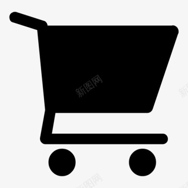 购物车结账商店图标图标