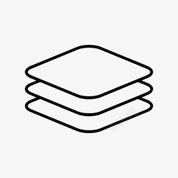 堆叠标识可堆叠层叠分层图标高清图片