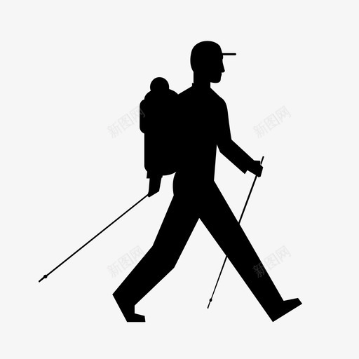 徒步旅行者波兰人运动图标svg_新图网 https://ixintu.com Hiking 小径 山路 徒步旅行 徒步旅行者 徒步者 步行 波兰人 荒野 运动