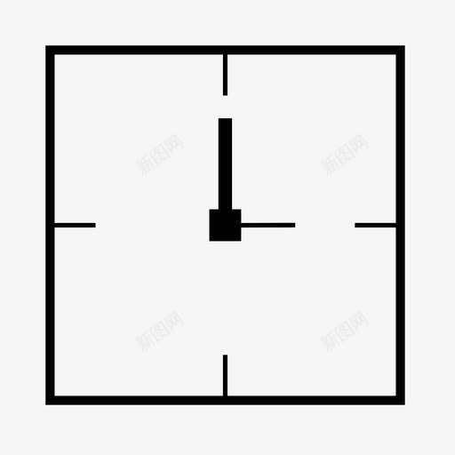 时钟时间秒表图标svg_新图网 https://ixintu.com 3点钟 小时 方形时钟 时钟 时间 最小值 正方形 秒表 计时器