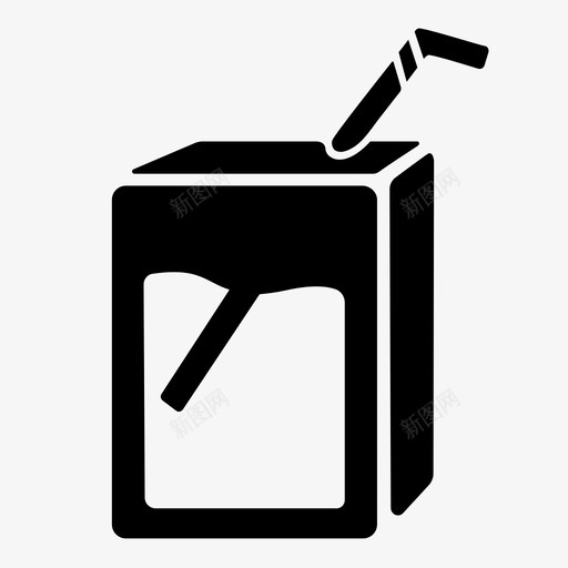 果汁盒回到学校图标svg_新图网 https://ixintu.com 回到学校 果汁盒