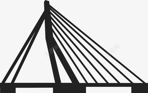 伊拉斯谟桥图标svg_新图网 https://ixintu.com 伊拉斯谟桥
