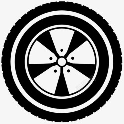 车轴汽车轮胎车轴圆形图标高清图片