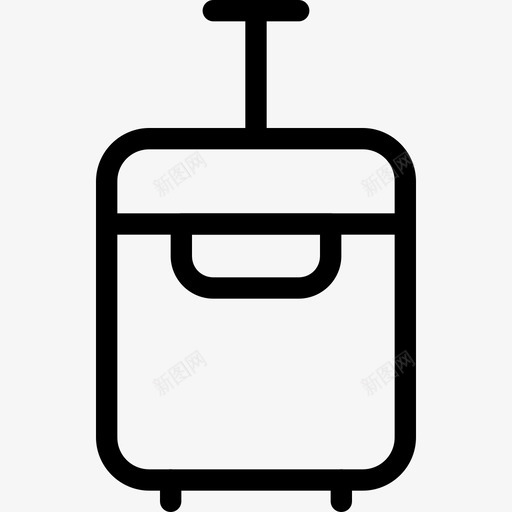 行李包托运图标svg_新图网 https://ixintu.com 包 度假 感恩节 手提箱 托运 旅行 滚动 行李 集装箱