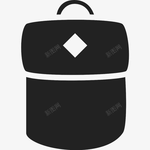 背包袋子手提包图标svg_新图网 https://ixintu.com 书包 人 使用 商店 手提包 箱子 背包 袋子