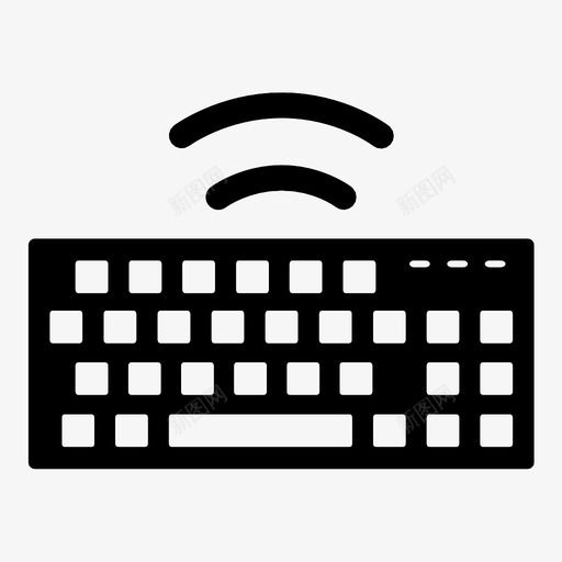 无线键盘对象材料图标svg_新图网 https://ixintu.com 对象 按键 文章 无线键盘 材料 计算机件 输入 键盘 项目