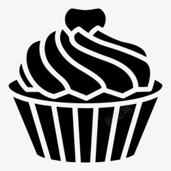 蛋糕商品纸杯蛋糕口味甜点图标高清图片
