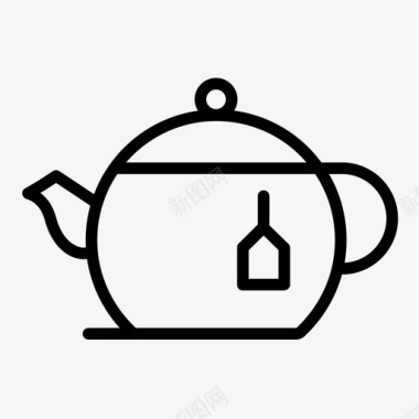 茶壶泡早图标图标
