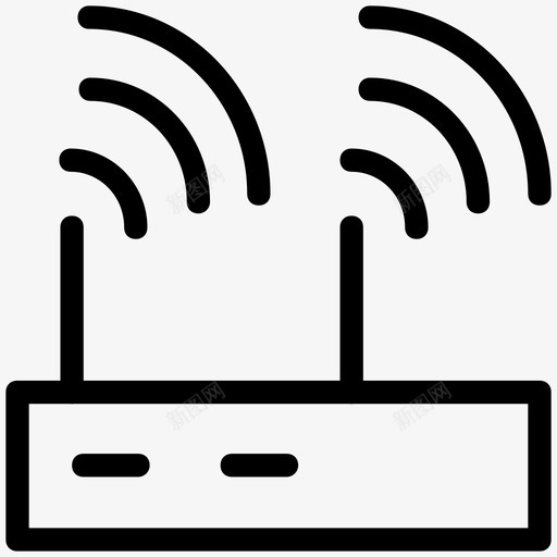 路由器互联网信号调制解调器信号图标svg_新图网 https://ixintu.com wifi wifi信号 wifi接入 互联网信号 无线 网络交换机信号 调制解调器信号 调制解调器设备 路由器