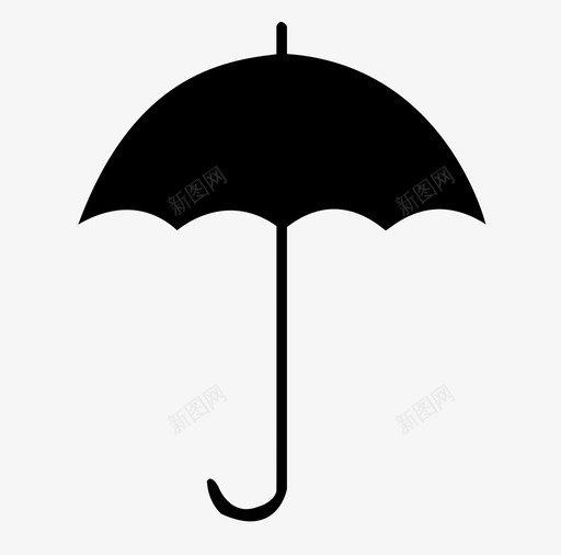 雨伞下雨下雨天图标svg_新图网 https://ixintu.com 下雨 下雨天 雨伞