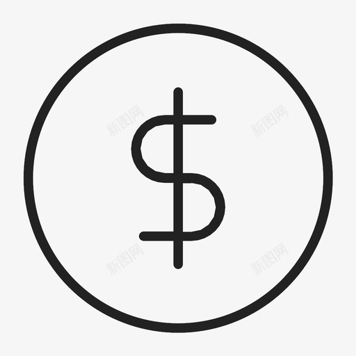 美元符号sallary支付图标svg_新图网 https://ixintu.com sallary 商业 支付 现金 美元符号 货币 金融 银行