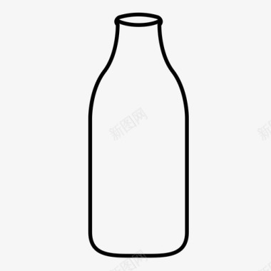奶瓶垃圾回收图标图标