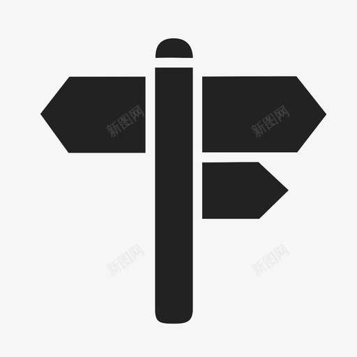 找路路街图标svg_新图网 https://ixintu.com 找路 旅行 街 路