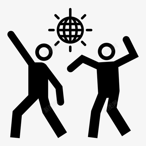 聚会跳舞迪斯科图标svg_新图网 https://ixintu.com 聚会 跳舞 迪斯科 迪斯科舞会