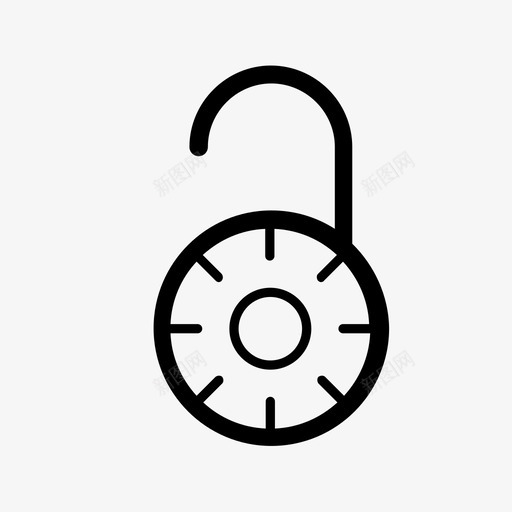 锁定解锁安全图标svg_新图网 https://ixintu.com 保险箱 储物柜 安全 打开 拨号 挂锁 解锁 进入 锁定 阿法尔·斯诺登