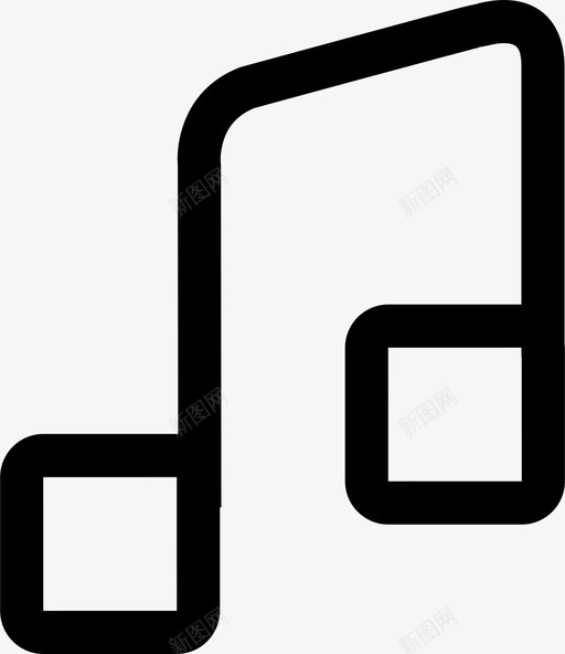 音乐娱乐音乐音符图标svg_新图网 https://ixintu.com icominlite 娱乐 音乐 音乐符号 音乐音符 音符