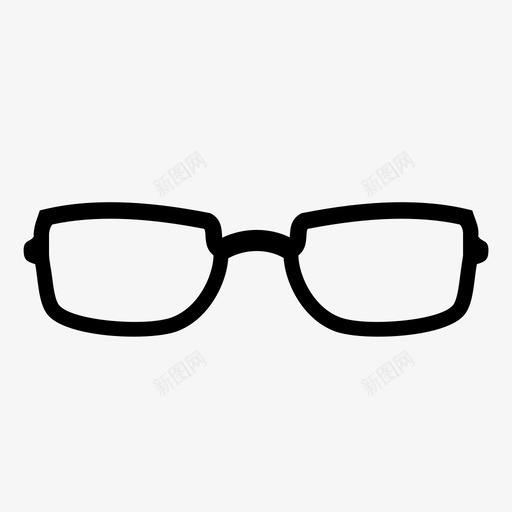 近视眼镜视力款式图标svg_新图网 https://ixintu.com 款式 看 眼镜 视力 读 近视眼镜 镜框 镜片
