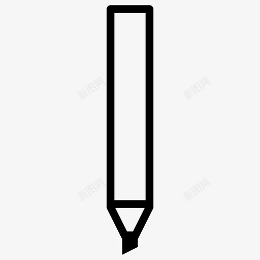 钢笔字体线条图标svg_新图网 https://ixintu.com 书写 墨水 字体 标记 笔帽 素描 线条 记号笔 轮廓 钢笔 铅笔 锐利笔