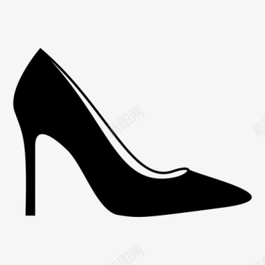 高跟鞋厚底鞋连衣裙图标图标