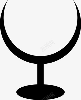 玻璃杯葡萄酒威士忌图标图标
