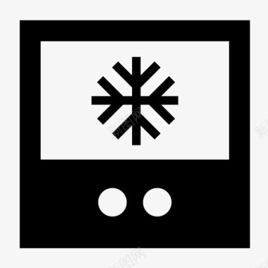 制冰机冷冻机冷冻室图标图标