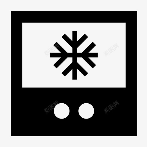 制冰机冷冻机冷冻室图标svg_新图网 https://ixintu.com 冰箱 冷冻冷藏 冷冻室 冷冻机 制冰机 机器