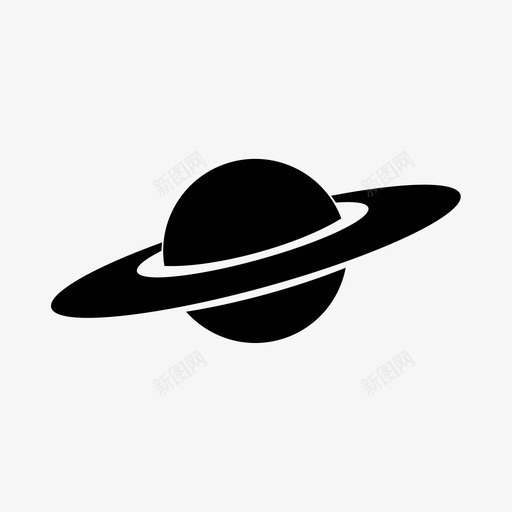 土星氢大图标svg_新图网 https://ixintu.com 光环 土星 外太空 大 太阳系 宇宙 氢 行星
