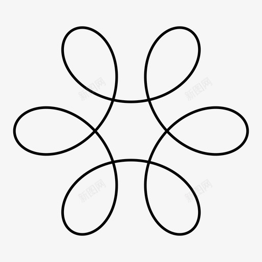 螺旋图素描重复图标svg_新图网 https://ixintu.com 几何花 图形 素描 绘图 螺旋图 装饰 设计 重复 重复图案