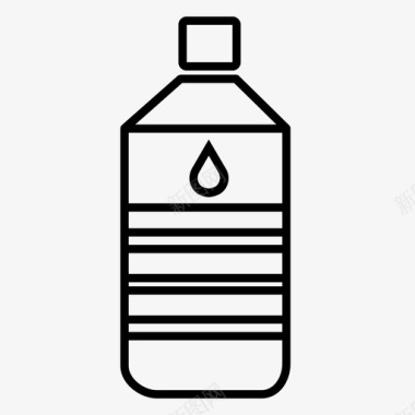 水负责任的饮用图标图标