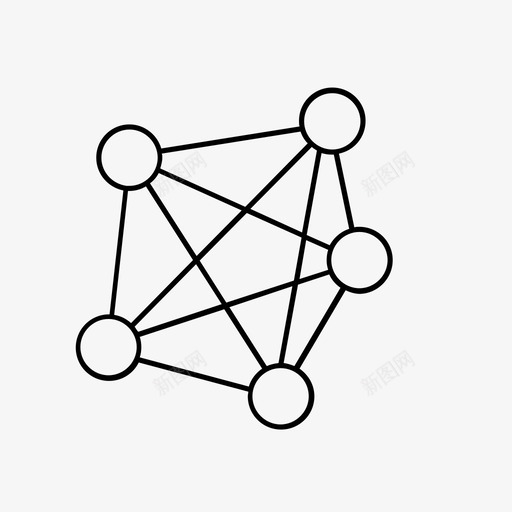 配对连接互联网图标svg_新图网 https://ixintu.com 互联网 平面图标 网络 连接 配对