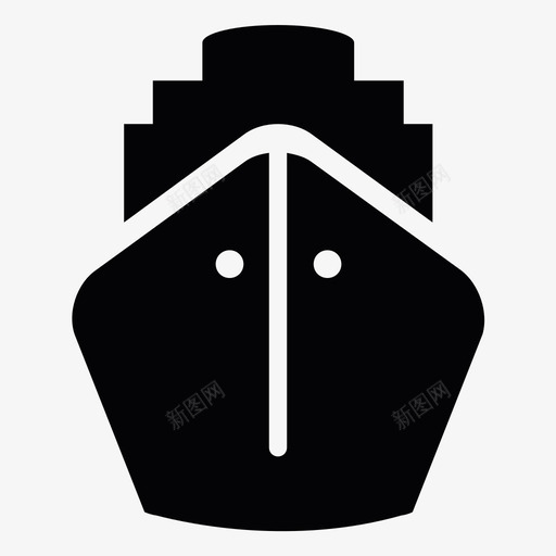 船运输旅行图标svg_新图网 https://ixintu.com 旅行 水 船 蒸汽船 运输