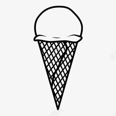 冰淇淋请客糖果图标图标